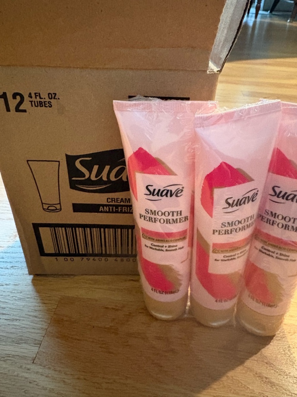 Box of Suave Smooth Performer Hair Cream - 12 pack New Vacuum sealed